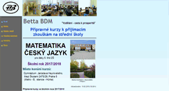 Desktop Screenshot of betta.cz